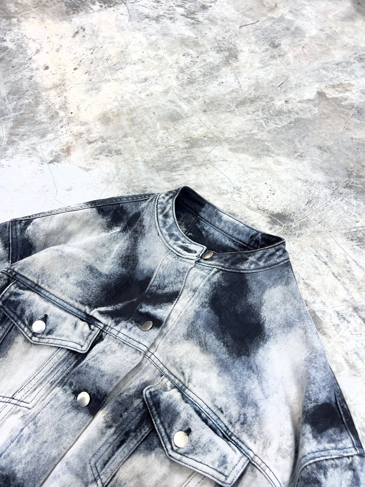 Jacket Racing SkyWhite Denim