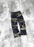 Pant Real Tree Forest Black