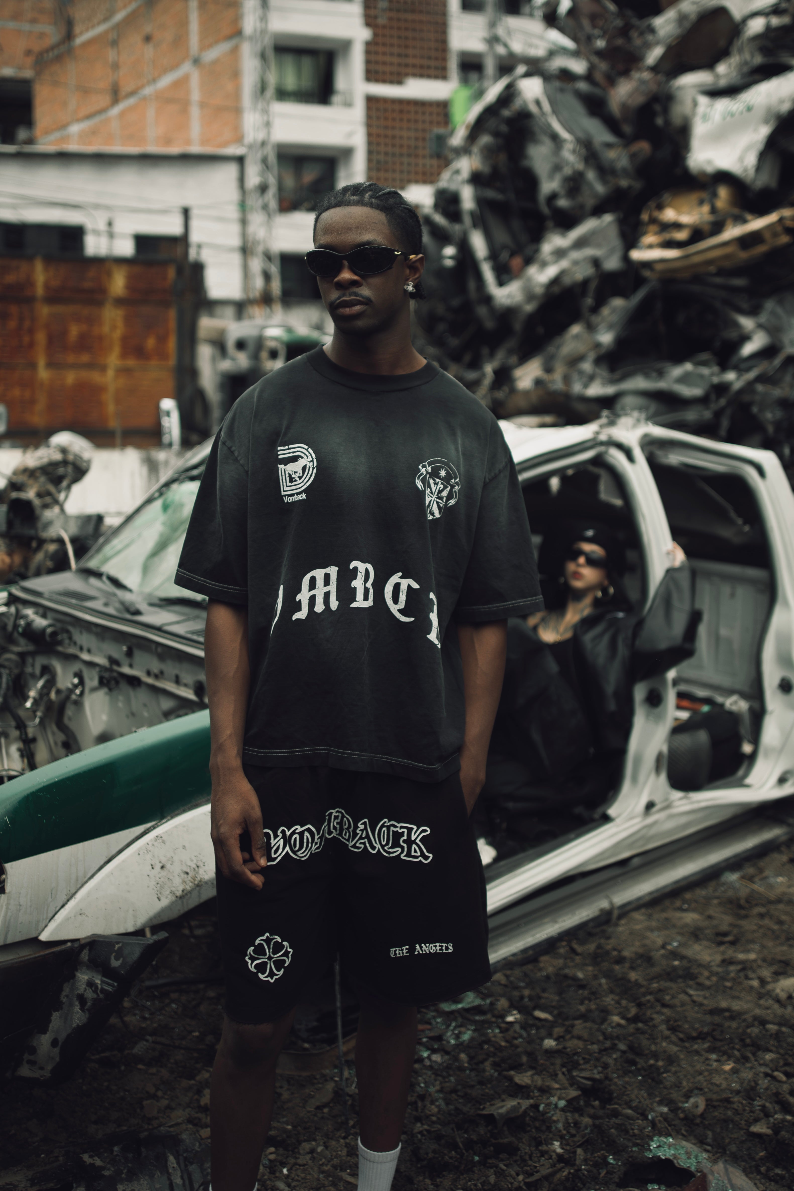 T-$hirt Racing $moke Rever$ible Ba$ic Crew