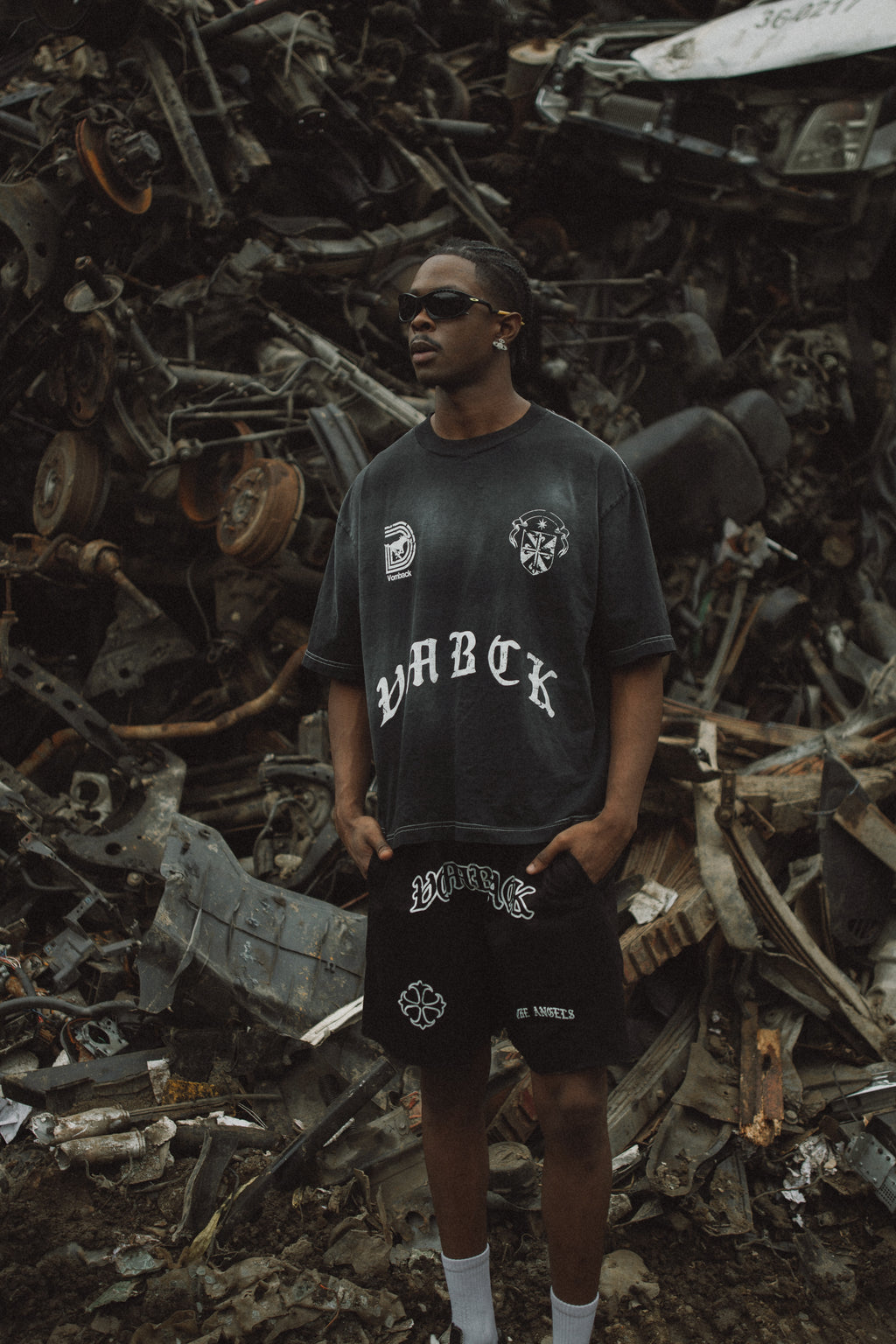 T-$hirt Racing $moke Rever$ible Ba$ic Crew