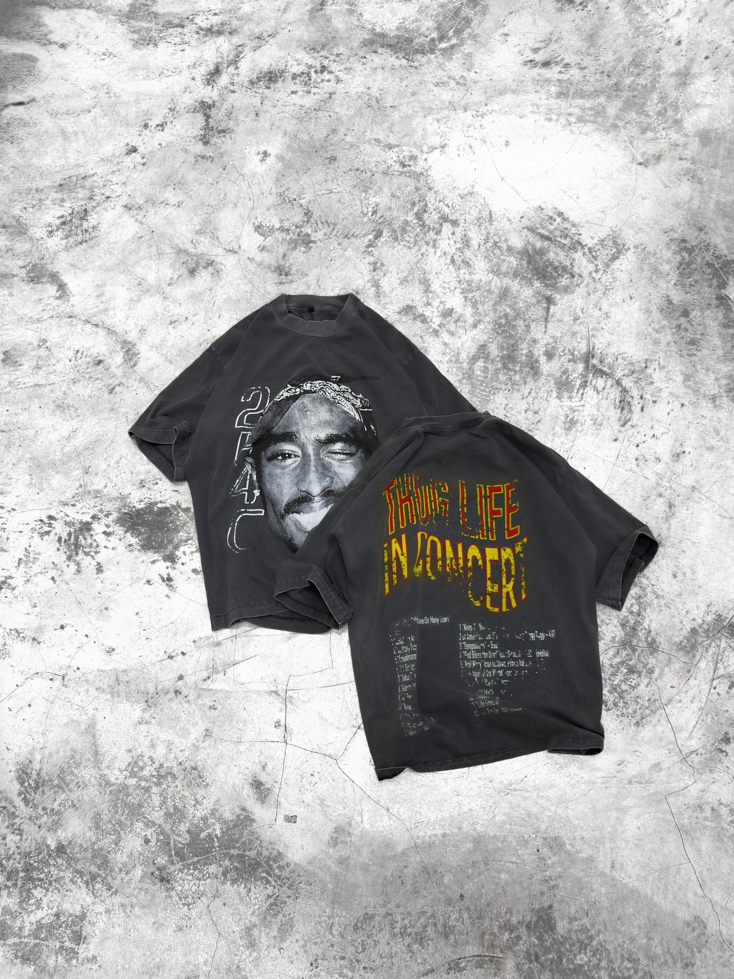 T-Shirt 2 PAC Culture & Skeleton Reversible