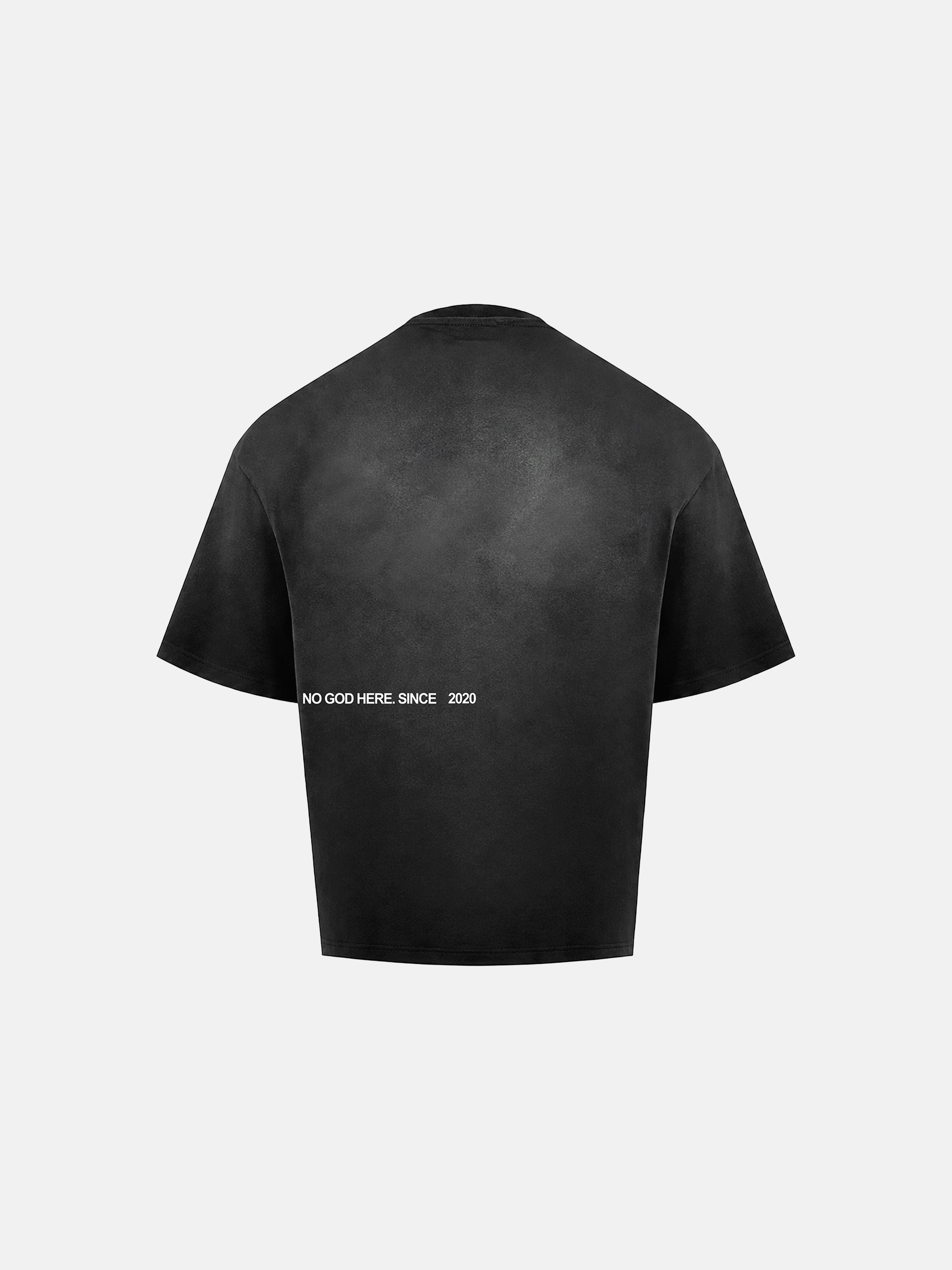 Tee Greek No God - Reversible Chrome Wash