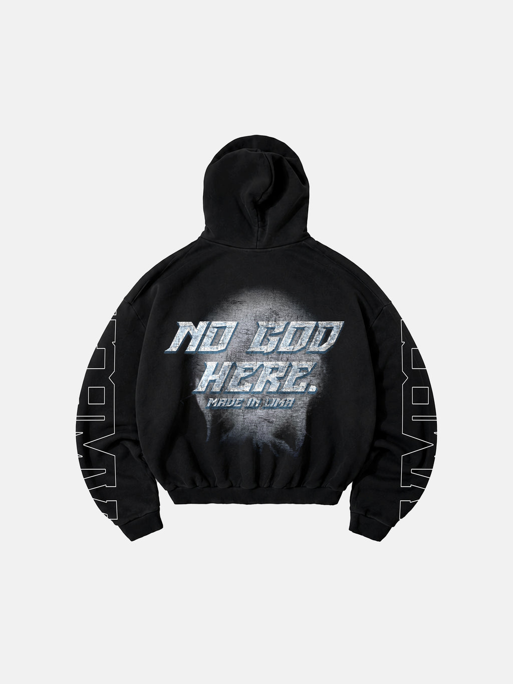 Hoodie Orion Hole Black Wash