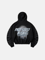 Hoodie Orion Hole Black Wash