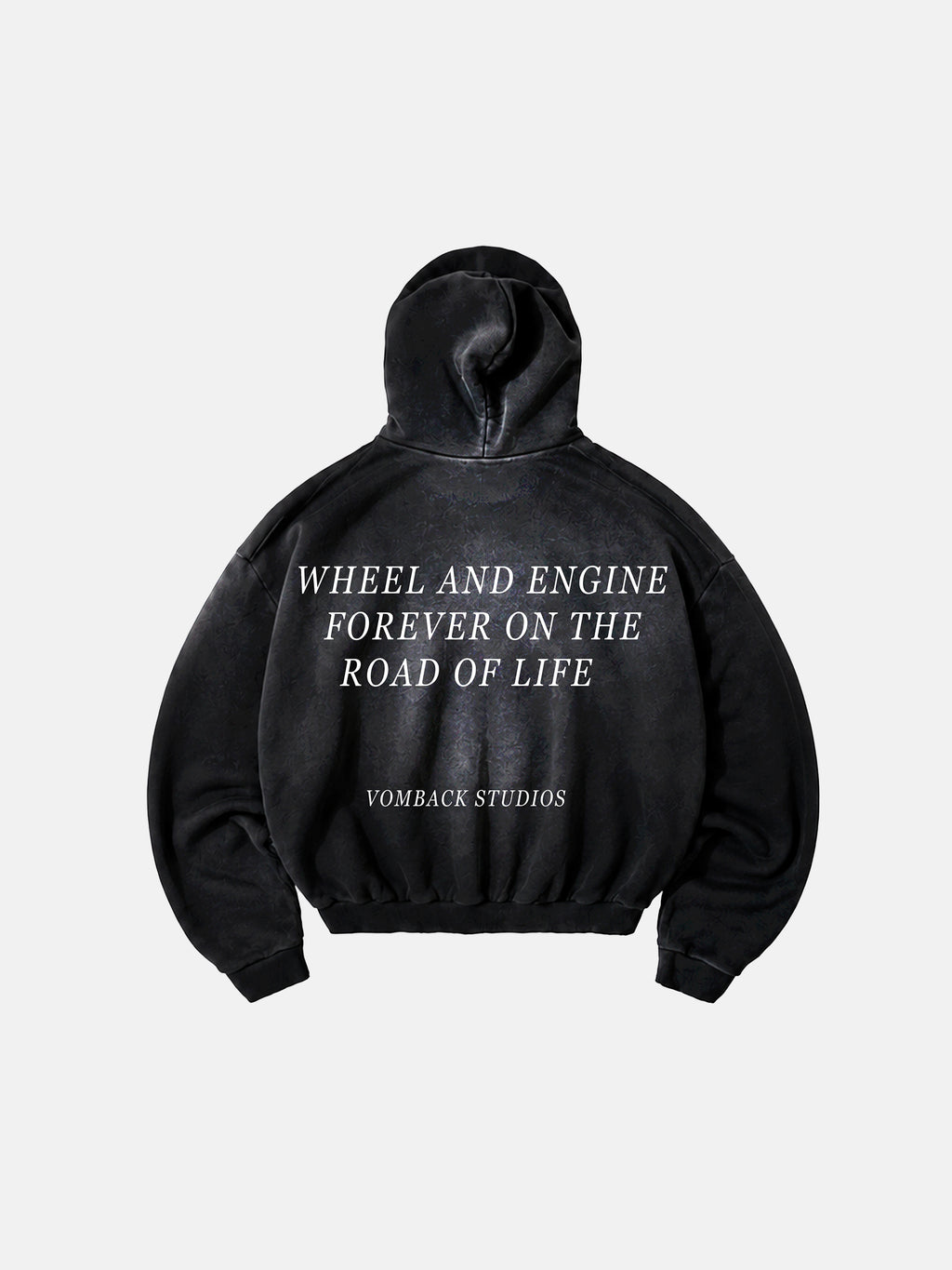 Hoodie Skull Chrome Wash