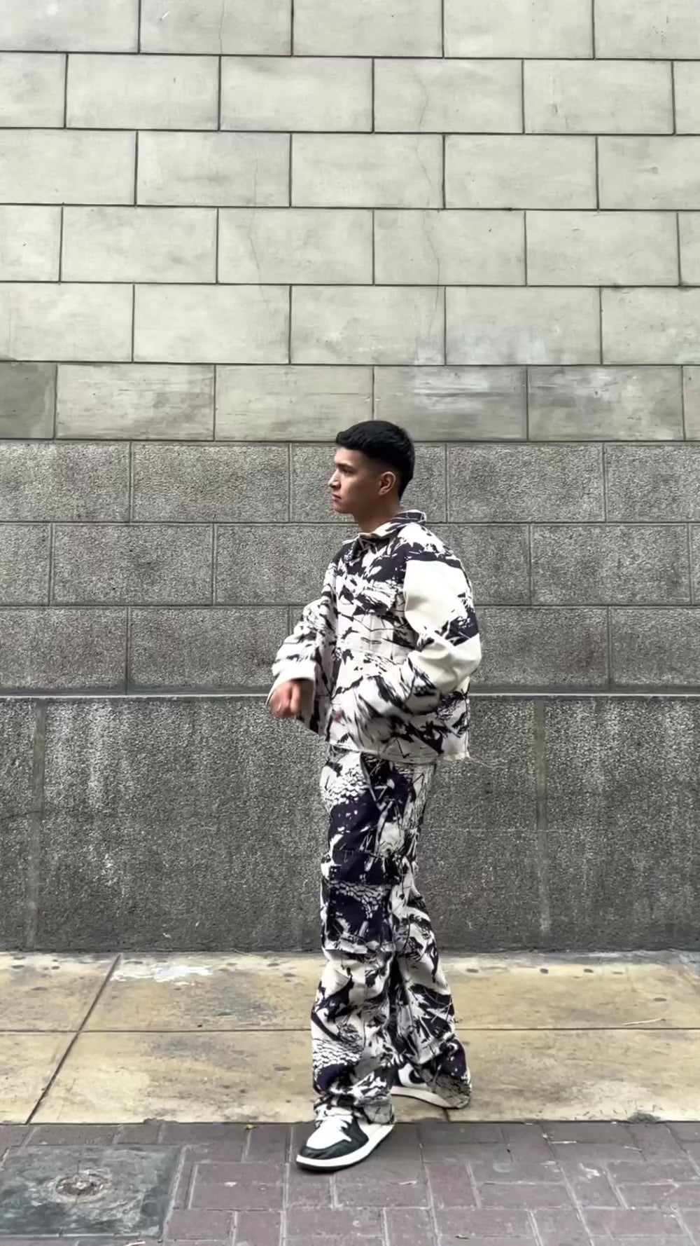 Set / Jacket + Pant Real Tree Black